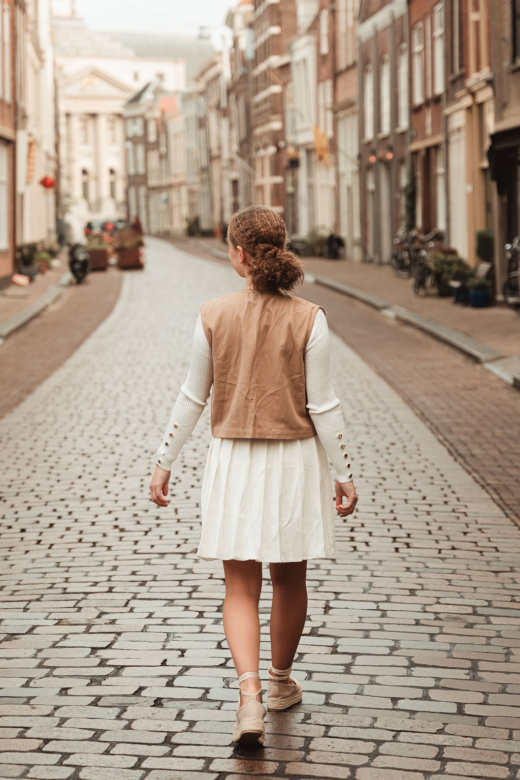 Taupe gilet