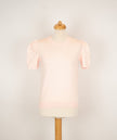 Roze truitje met pofmouwtje