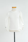 Offwhite shirt met pofmouwtje