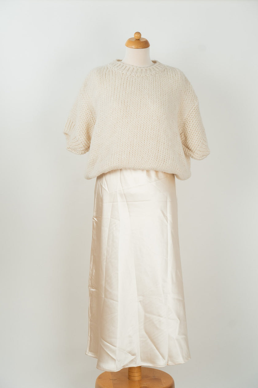 Ivoorkleurige rok