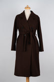 Donkerbruine mantel