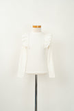 Offwhite shirt met ruffle