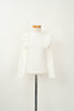 Offwhite shirt met ruffle