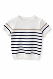 Gestreept truitje met donkerblauw