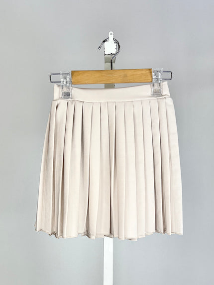 Zandkleur plooirokje