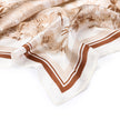 Sjaaltje bruin-beige-offwhite
