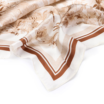 Sjaaltje bruin-beige-offwhite