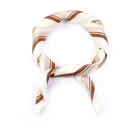 Sjaaltje bruin-beige-offwhite