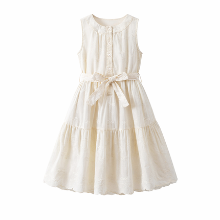 Poederbeige jurk