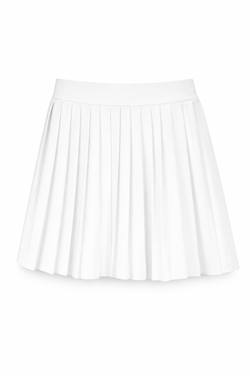 Offwhite plooirokje