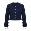Donkerblauwe rok met ceintuur