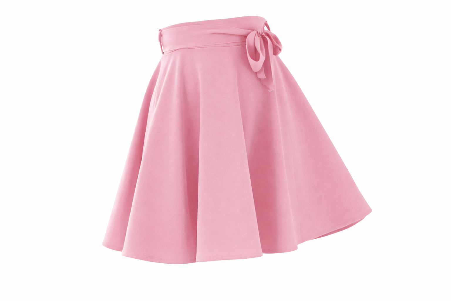 Roze rokje met strikceintuurtje