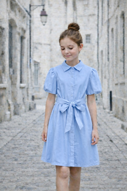 Bonny Billy Meisjes Jurken Mouwloos Geborduurde Kanten Elegante Lente Zomer Jurk met Strik 4-5 Jaar/104-110 Blauw Bonny Billy Meisjes Jurken Mouwloos Geborduurde Kanten Elegante Lente Zomer Jurk met Strik 4-5 Jaar/104-110 Blauw