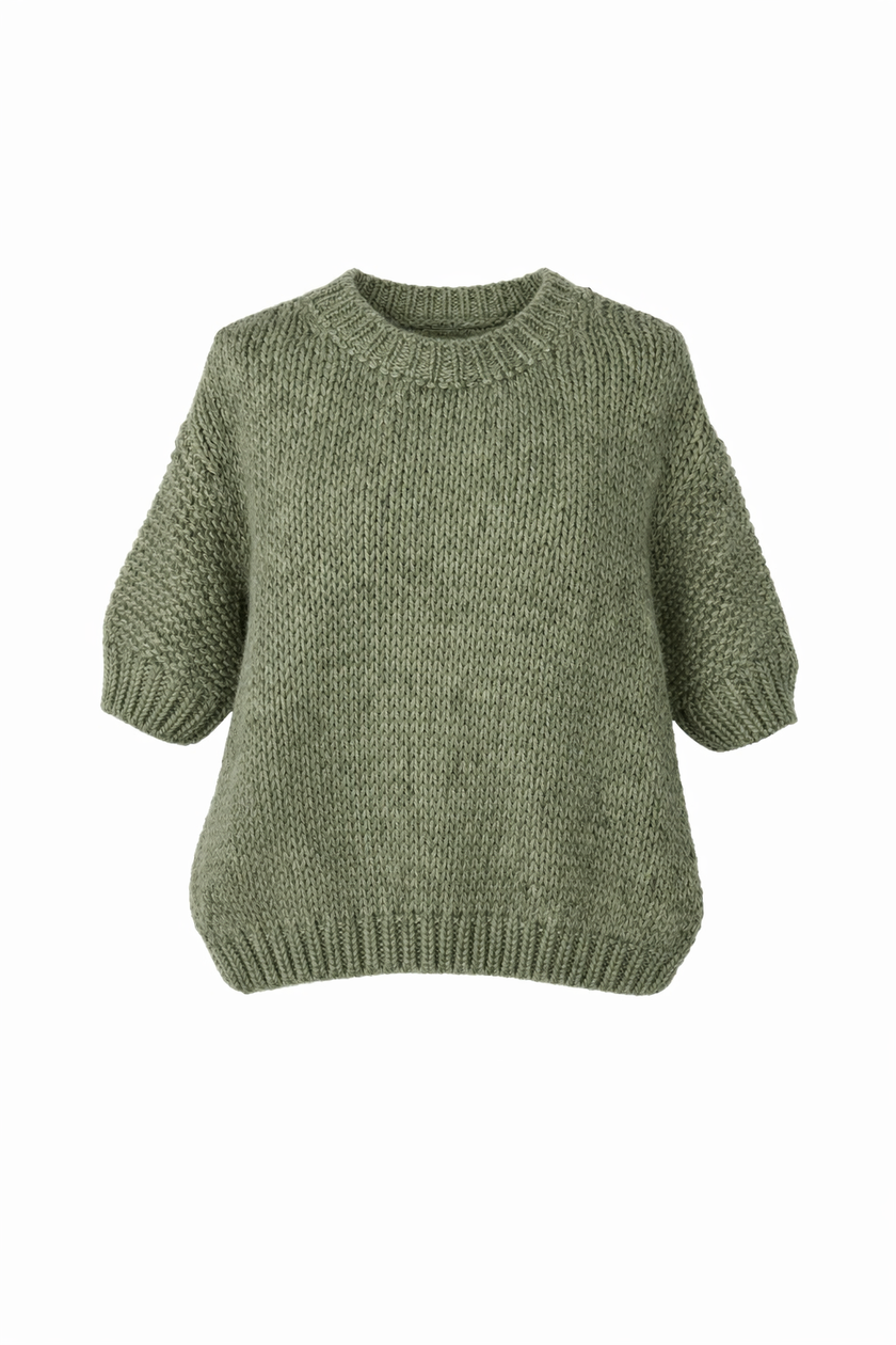 Groen oversized truitje