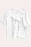 Witte blouse met grote strik