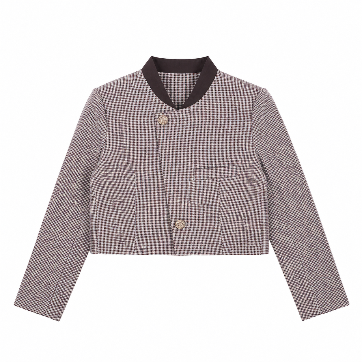Jasje met bordeaux ruitje