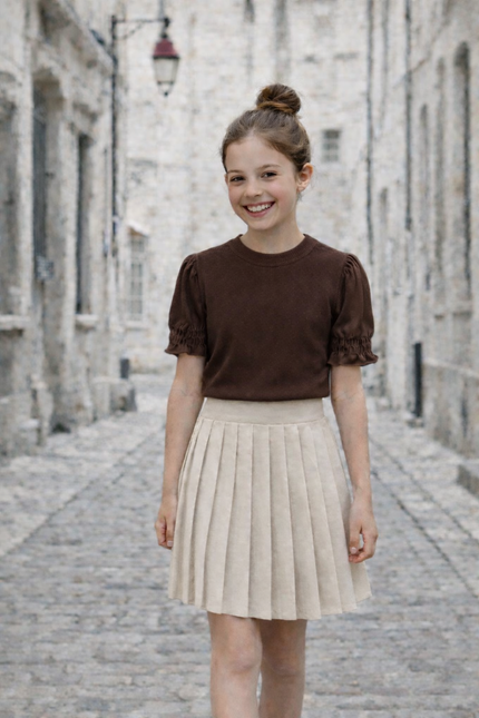 Donkerbruin shirtje
