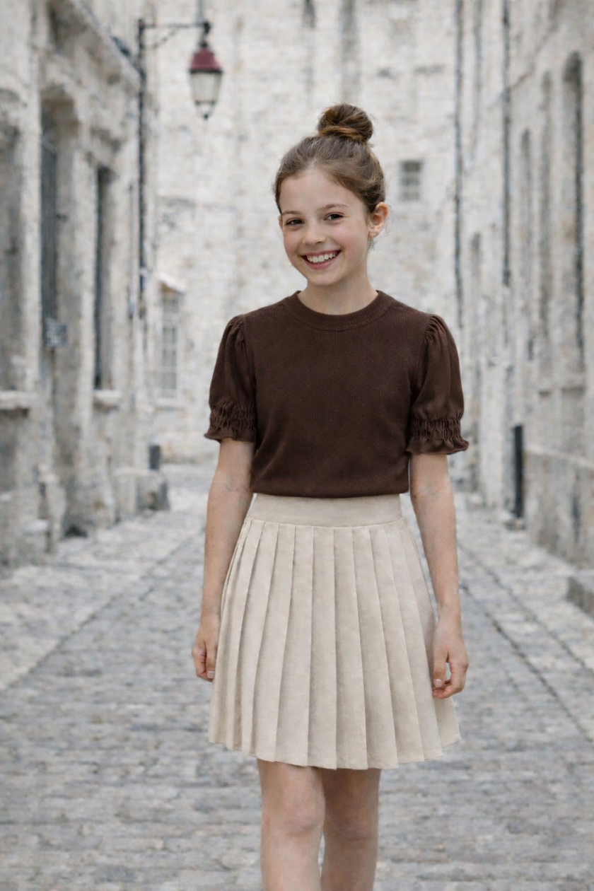 Donkerbruin shirtje