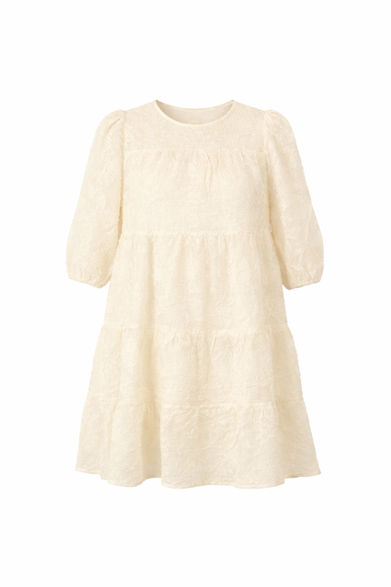 Lichtbeige jurk