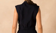 Donkerblauw gilet