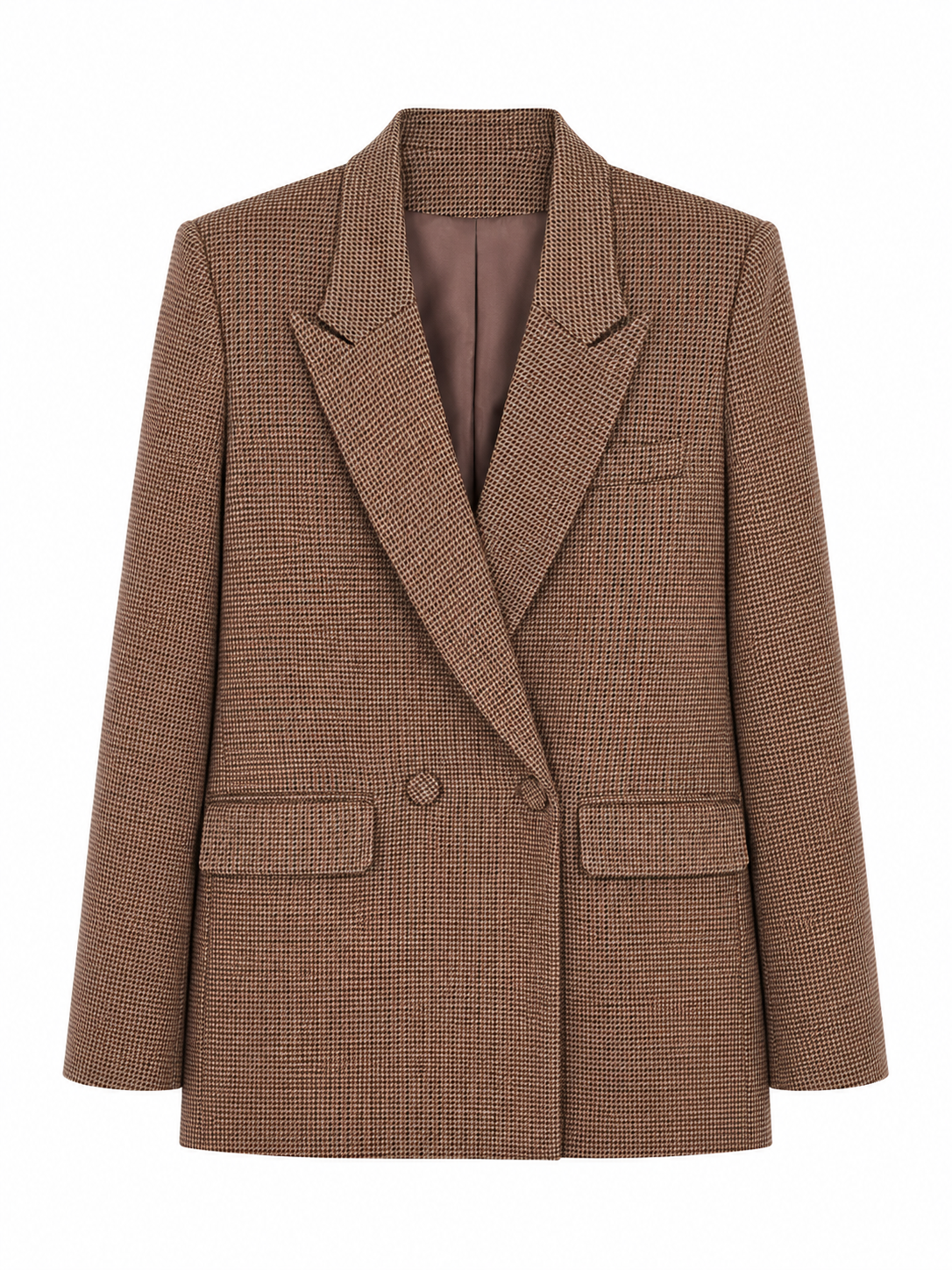 Blazer met bordeaux ruit