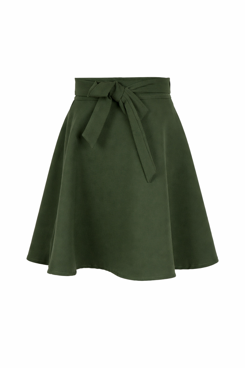 Groen rokje met strik
