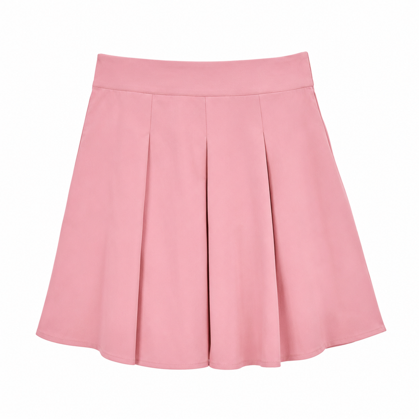 Roze plooirokje