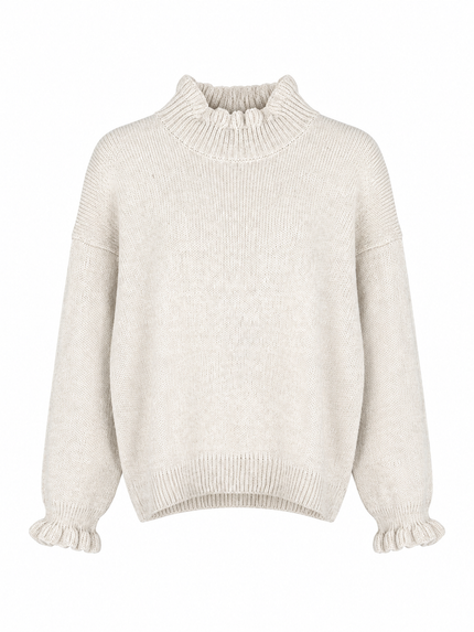 Beige meisjes trui