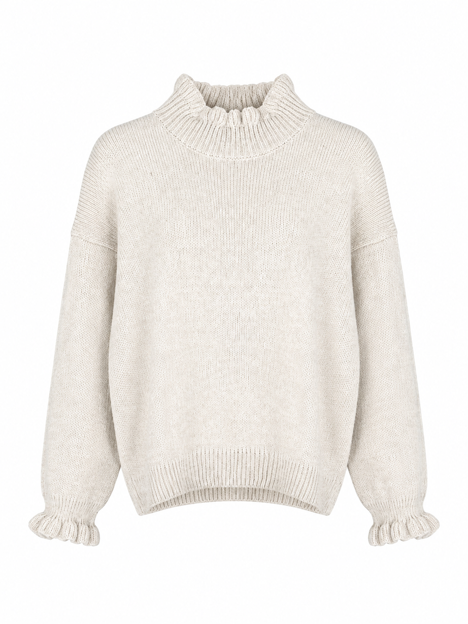 Beige meisjes trui