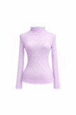 Kanten top, lila