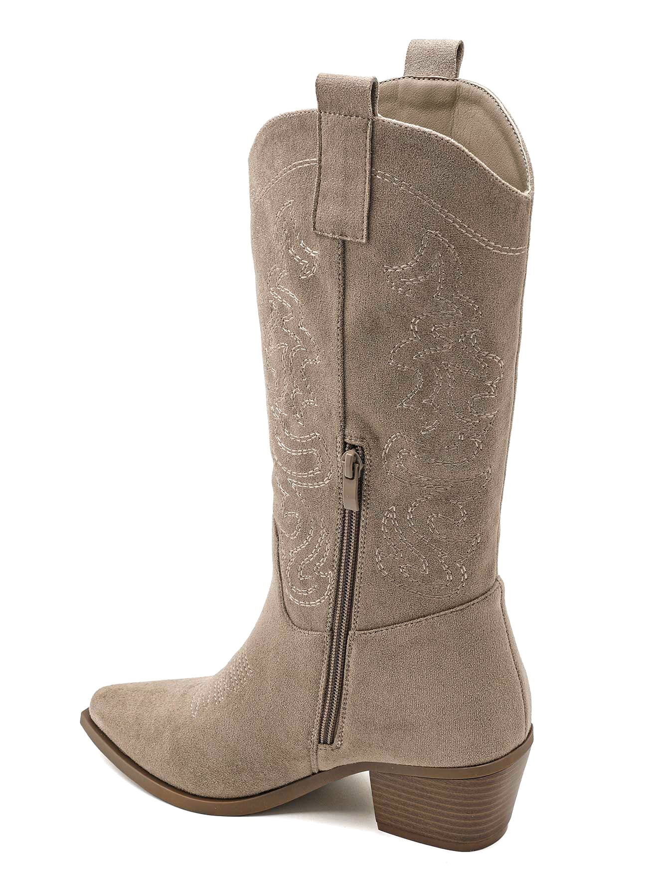 Taupekleur cowboylaarzen