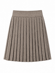 Bruin/beige tweed rokje