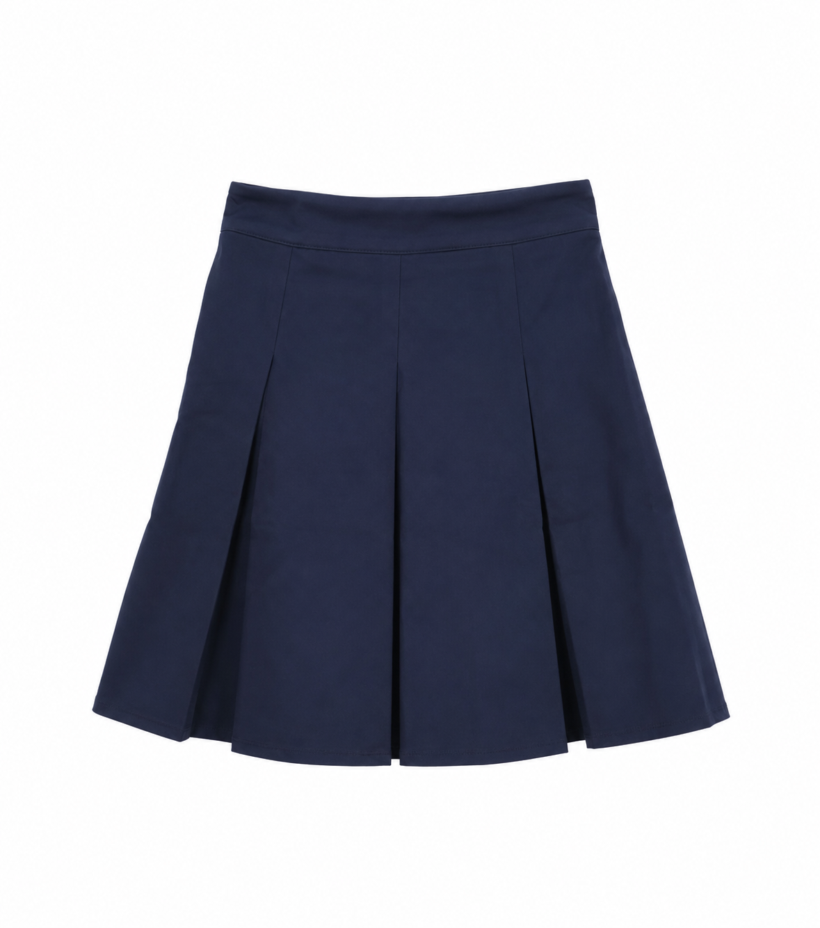 Donkerblauw plooirokje