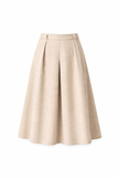 Beige lange rok