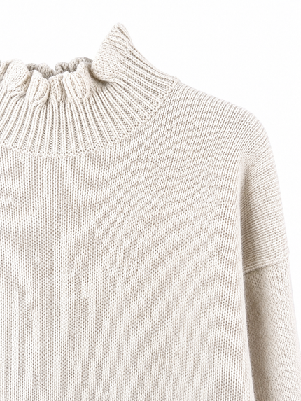 Beige meisjes trui