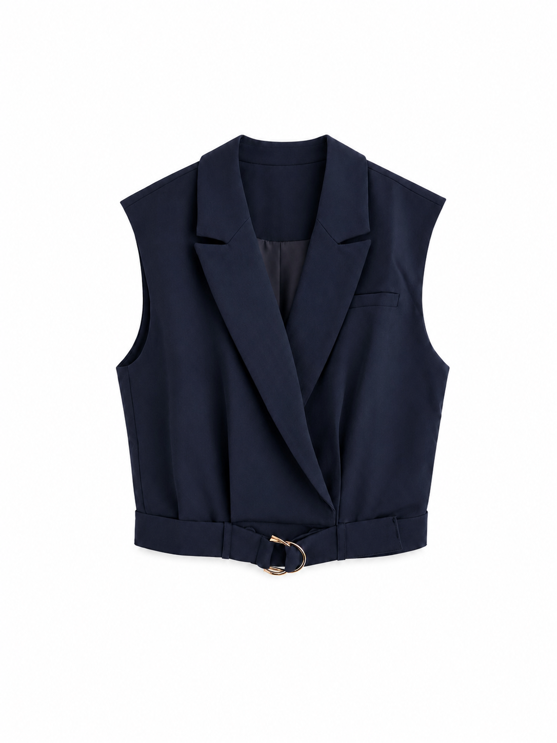 Donkerblauw gilet
