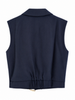 Donkerblauw gilet