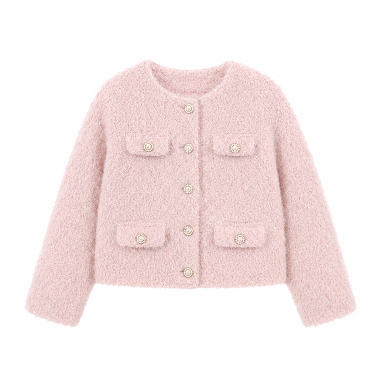 Roze winterjasje