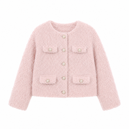 Roze winterjasje
