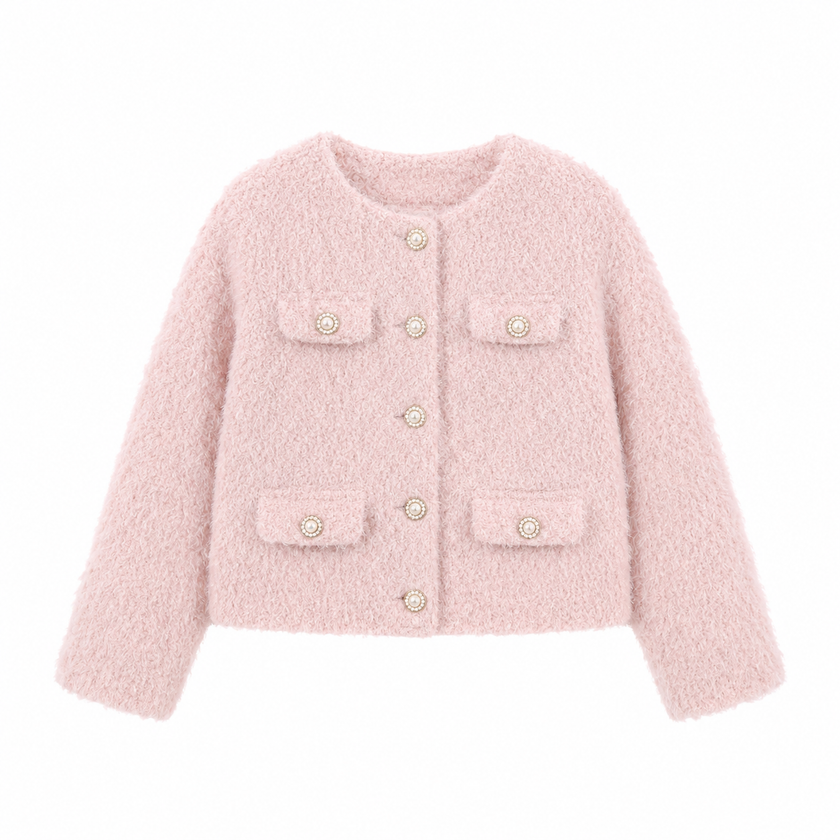 Roze winterjasje