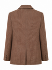 Blazer met bordeaux ruit