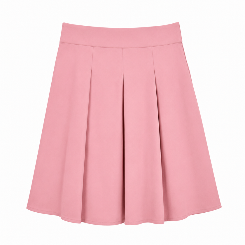 Roze plooirok