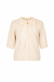 Beige vestje met strik