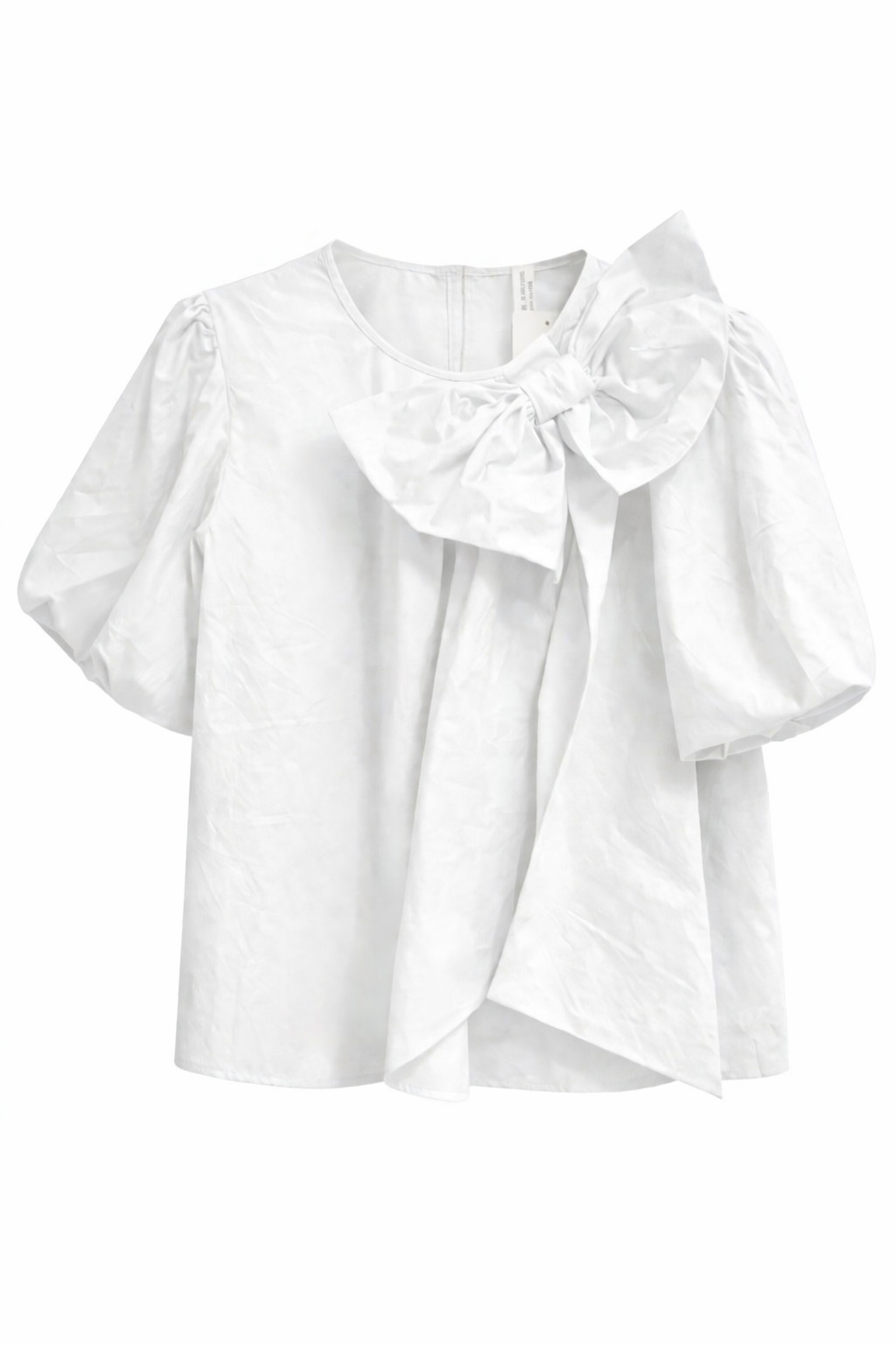 Witte blouse met grote strik