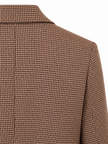 Blazer met bruine ruit