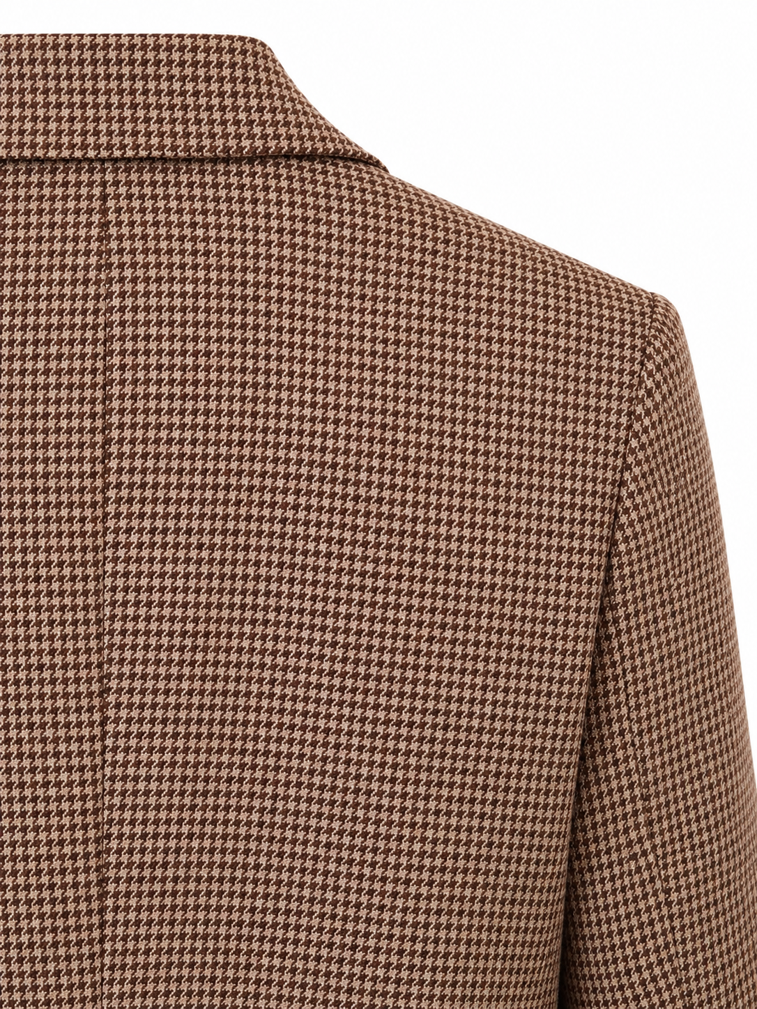 Blazer met bruine ruit