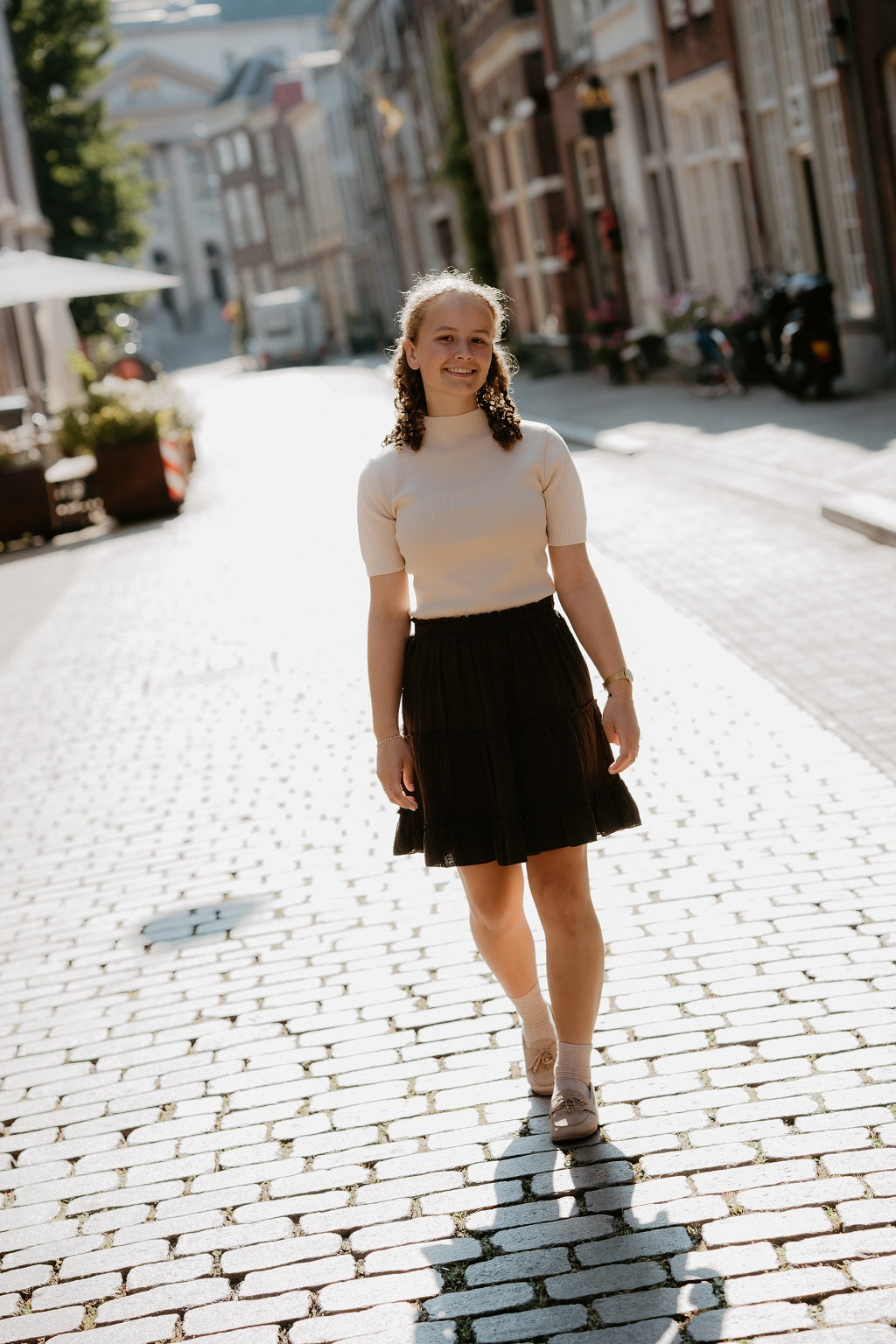 Donkerbruin rokje