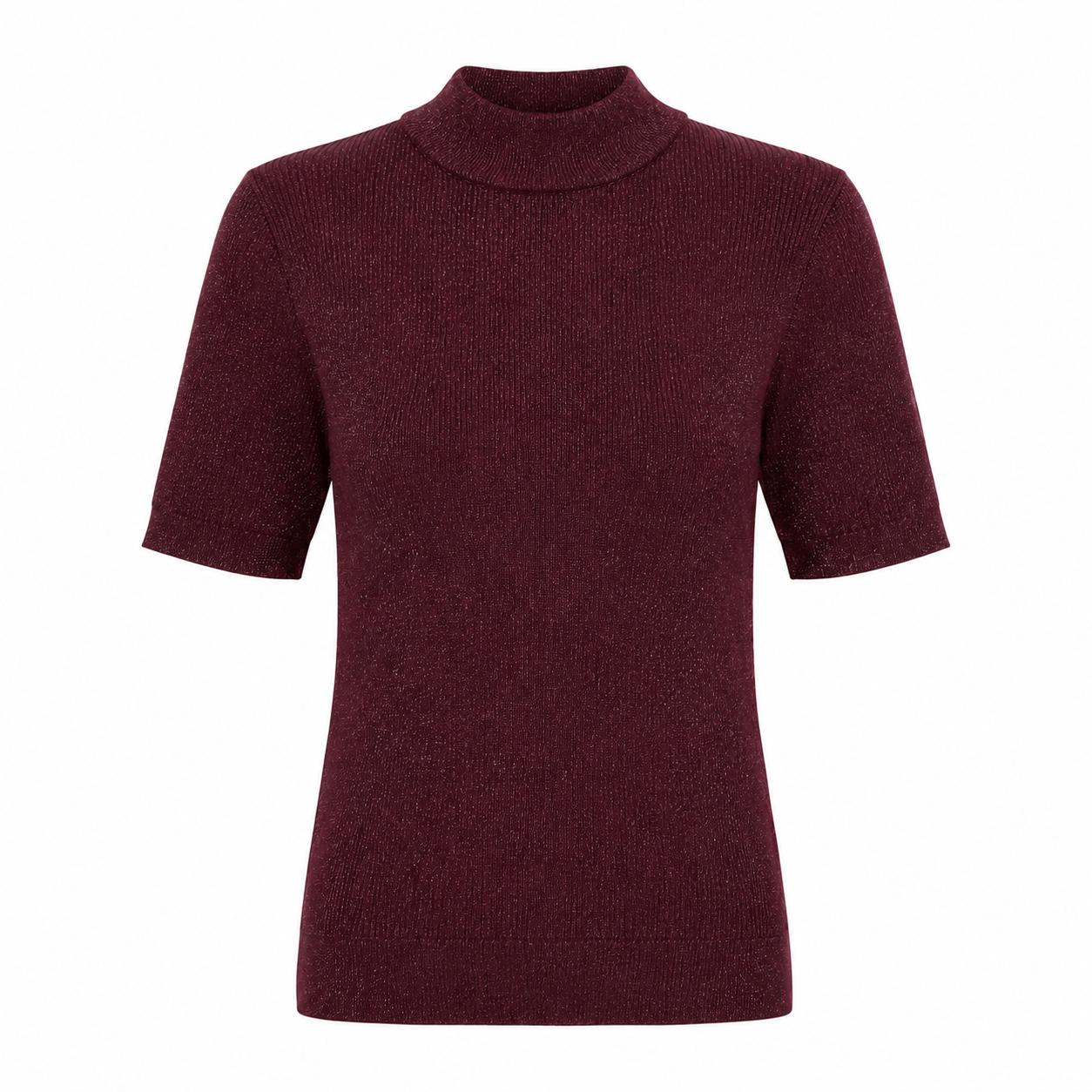 Kersenkleur lurex truitje