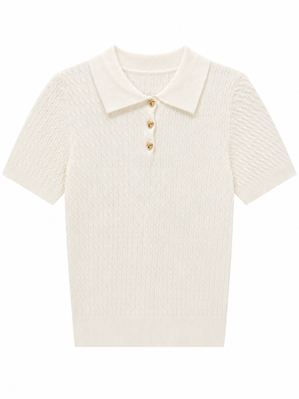 Offwhite kabeltruitje