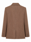 Blazer met bruine ruit